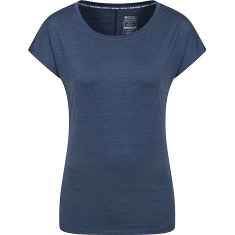 Mountain Warehouse - T-shirt « Panna II » avec protection UV pour femme MW380 (34 DE) (Bleu marine) (1/3)