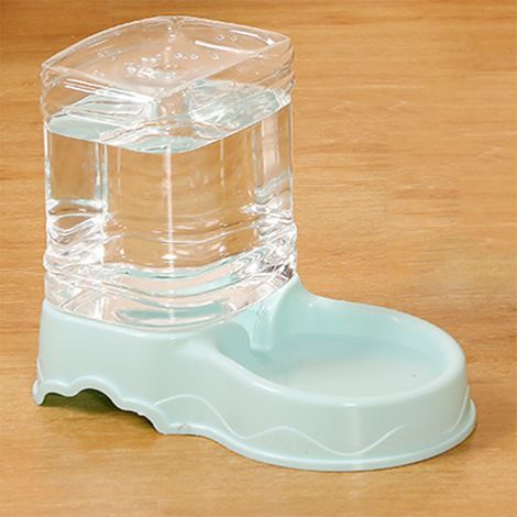 Distributeur automatique de nourriture pour animaux, abreuvoir pour chat, distributeur de nourriture pour chien grande capacité, combinaison de 3,8 litres, seau de rangement.-AquaForge (1/4)