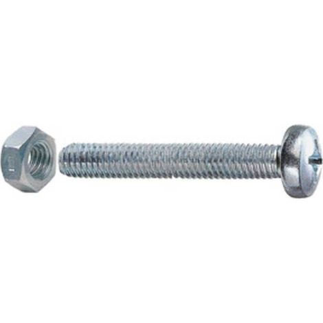 5 x SC VITE P/FERRO TC 5X 16MM ZINC C/DADO 30 PZ