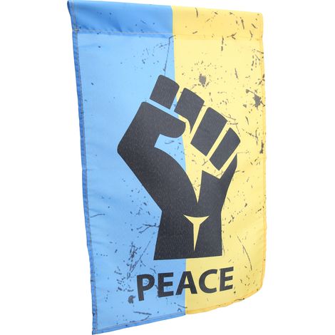 Drapeau Ukraine 45x30cm pour Terrasse - Décoration Jardin en Polyester Résistant (1/5)