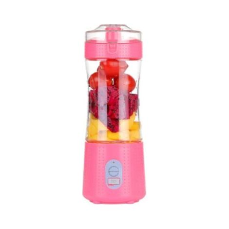 Portable Juicing Cup Électrique Juicing Cup Petit Juicer Ménage Multifonctionnel Mini USB Rechargeable Juicer (Rose)