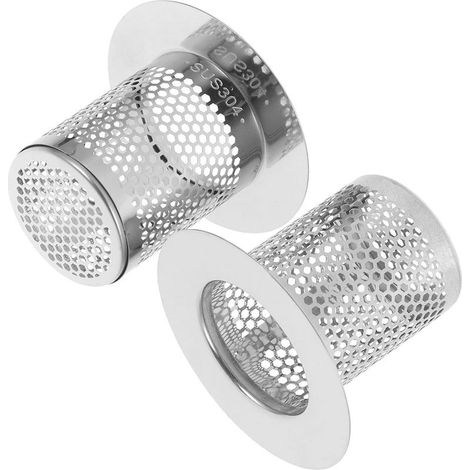 Filtre de siphon sol SECFOU en acier inoxydable , lot 2 , avec grille filtrante pour installation su (1/5)
