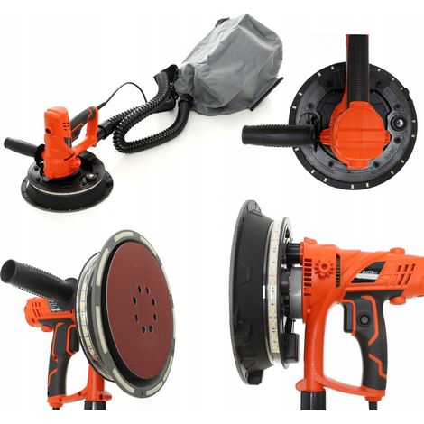 Kraft&Dele 1500W LED-Gipsschleifer mit Staubbeutel (1/5)
