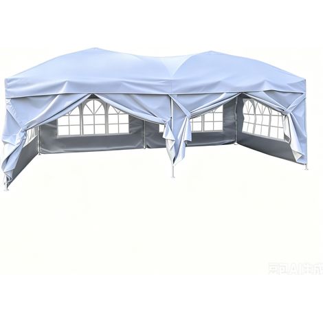 Tenda Pieghevole 6x3 M Con 6 Pareti E Struttura Rinforzata Default Title (1/5)