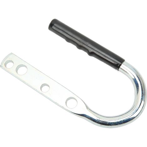 Poignée de levage pour attelage de remorque, en acier galvanisé avec poignée en caoutchouc pour camping-car, caravane ou bateau (1/5)
