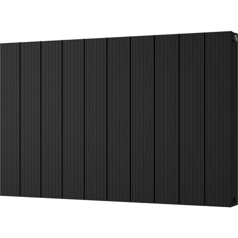 Thetford - Black Horizontal Radiator Double Panel H600mm x W936mm Grooved (1/3)
