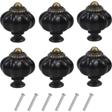 Dailygoody，Pomelli per mobili a forma di zucca vintage，Pomelli per cassetti antichi，Maniglie decorative，Accessori per mobili (1/5)