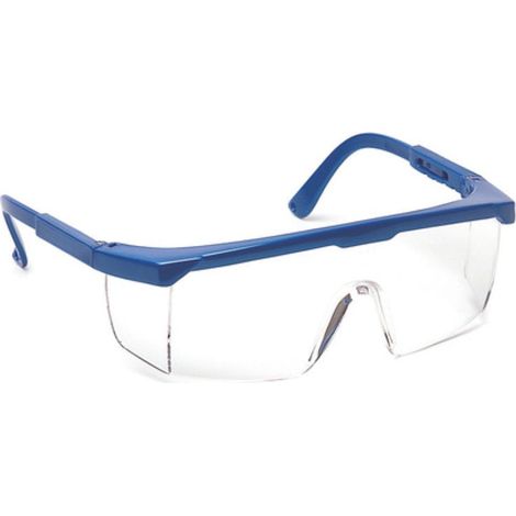 Lunettes de sécurité coques latérales et branches réglables SINGER SAFETY EVASPORT Bleu Unique.