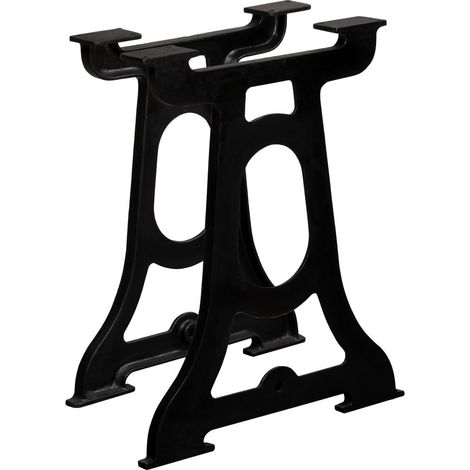 Gambe per Tavoli Divani Set 2 pz a Forma di Y in Ghisa Nero vari modelli modelli : Tavolo pranzo (1/5)