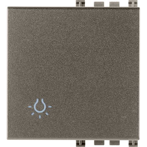 VIMAR - 19022.L.M Tasto 2M simbolo luce Metal