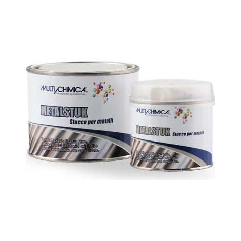 MULTICHIMICA - METALSTUK STUCCO P/METALLI 125 ML+280 GRCATALIZZATORE