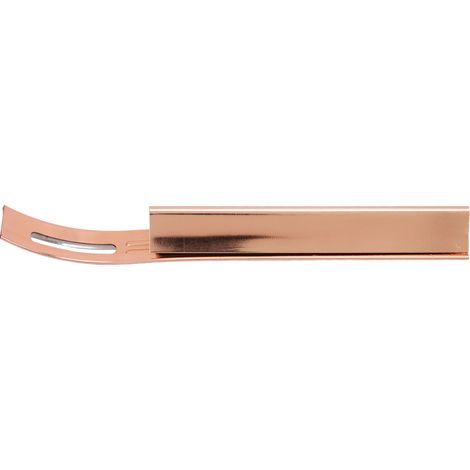 Lederschälmesser mit 4 austauschbaren Klingen, aus Kohlenstoffstahl, zum Ausdünnen von Leder, Lederwerkzeug, Schälmesser für DIY-Bastelarbeiten, Roségold (1/5)