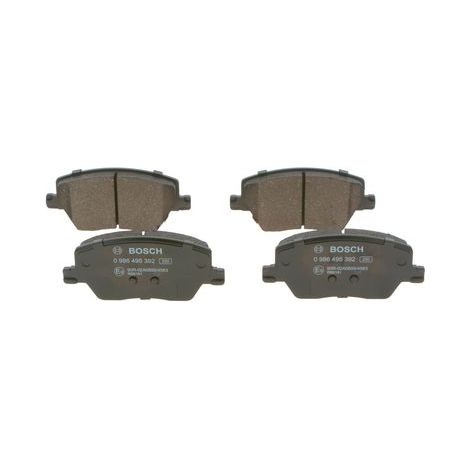 Jeu de garniture de frein à disque  avant - 0986495392 - BOSCH (1/5)