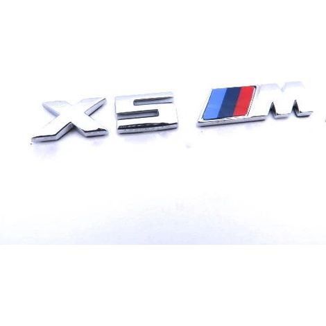 Autocollants logo BMW M3 M5 1m X3m X5m X6m Arrière Standard Modifié Cylindrée Standard -x5 [m Standard + X5] (deux paquets) (1/2)