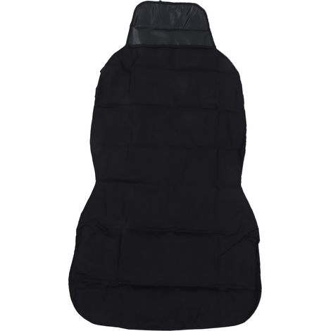 Black Foldable Pets Front Seat Dog Cover with Buckle Waterproof Single Layer Folding Dog Car Seat for Camping