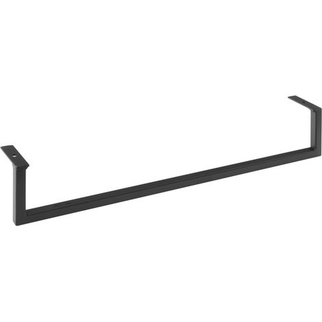 Sapho - Toallero frontal para lavabo, 560 mm, negro mate HG560 (1/4)