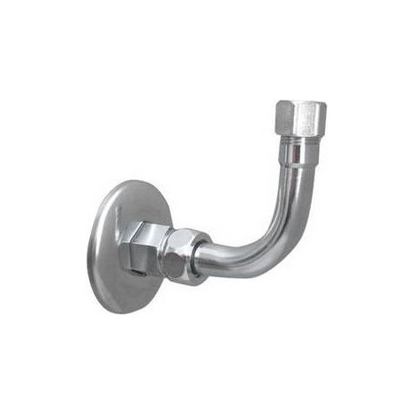2 x COURBE SOUS-LAVABO À 90° COMPLÈTE Dimensions : 1/2 x 3/8  Diam. 10