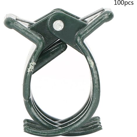 100 pinces de fixation en plastique pour plantes de jardin, supports pour tiges d'orchidées