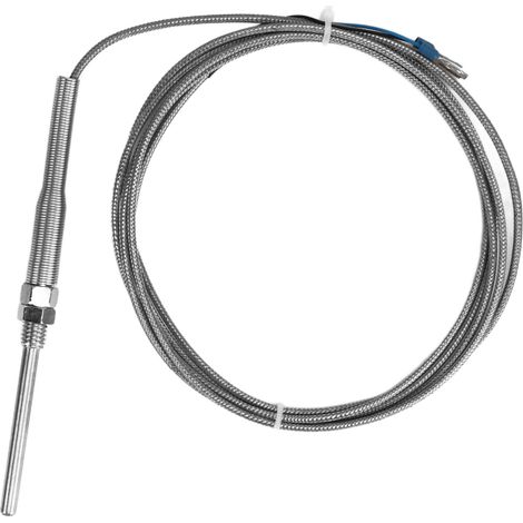 Capteur de température PT100 thermocouple -50°C à 400°C sonde en acier inoxydable pour régulation (1/5)