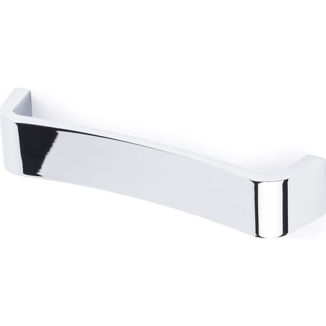 Tirador de Asa para Mueble  Estilo Contemporáneo  Fabricado en Aluminio  Acabado en Cromo Brillo  Distancia Entrepuntos: 160 mm  Medidas 1703032 mm  Fijación Atornillado  Incluye Tornillos M4  1 Unida (1/2)