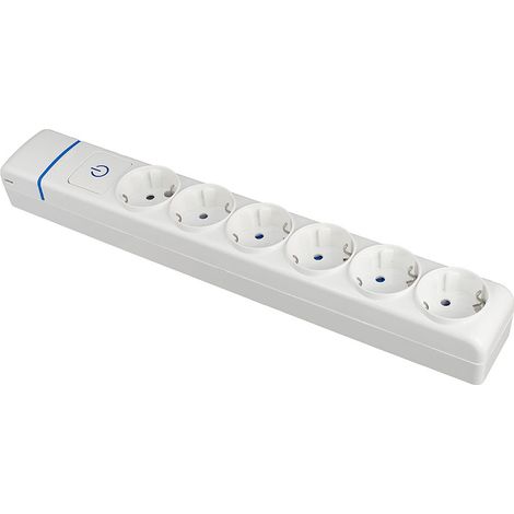 Multiprise 6 Prises Solera Multiprise 6 Prises 2p+t, 16a 250v, Avec Interrupteur Lumineux. - Solera