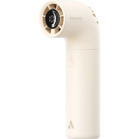 Ventilador de mano de alta velocidad Aecooly Aero, color beige. (1/4)