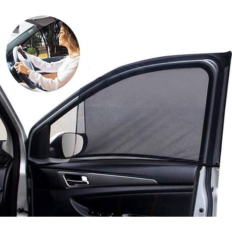 Parasol transpirable de malla para parabrisas y ventanas laterales con protección UV