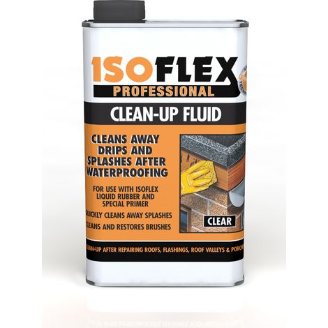 Isoflex Professional Clean Up Fluid - Clear - 500ml