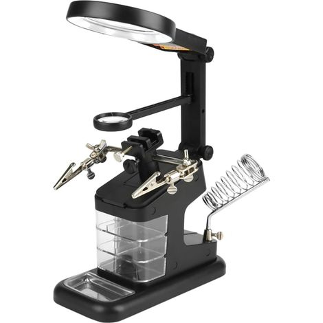 Poste de travail de fer souder lectrique USB avec 3X45X25X (1/5)
