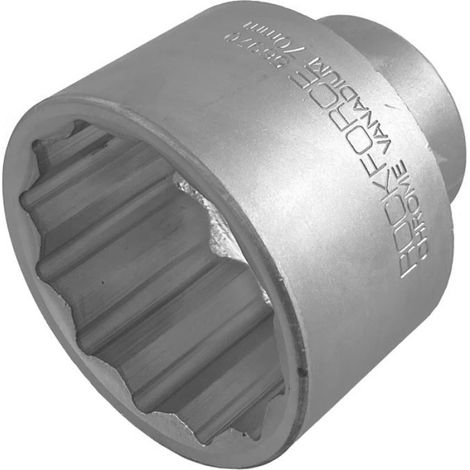 Douille 3/4" - Acier Chrome-Vanadium - 12 Pans - Hauteur 66 mm - Diamètre 93 mm - Profondeur 41 mm - 1 Pièce