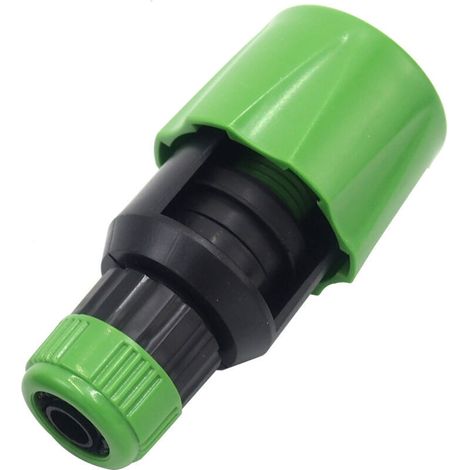 SHINING HOUSE Adattatore per tubo da giardino e cucina, plastica ABS, verde (1/3)