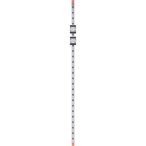 Rail de guidage linéaire, Contact à 4 points de haute précision avec 2 blocs coulissants pour imprimante 3D CNC XYZ, Machine à découper 400mm/15,7 pouces
