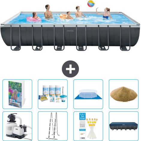 Intex Piscina Ultra XTR Rettangolare - 732x366x132 cm - 9-pezzi  S569 (1/4)
