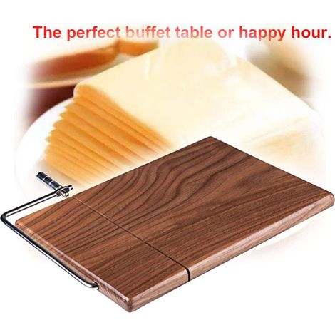 Planche à Râper Fromage avec Cutter à Beurre et Base Antidérapante en Acier Inoxydable (1/5)