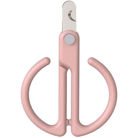 Ciseaux coupe-ongles pour animaux de compagnie, coupe-ongles pour chiens et chats, coupe-ongles pour animaux de compagnie, fournitures pour animaux de compagnie, rose (1/4)