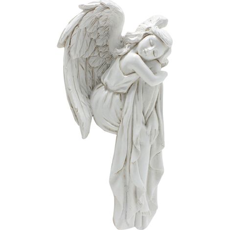 Statue Ange Dormant - Décoration En Résine Pour Cadre De Porte - Hauteur 16 Cm - Usage Intérieur Maison Bureau (1/5)