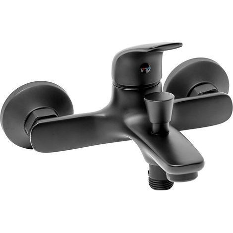 Mélangeur bain S-Line Pro sans kit de douche 150 mm noir SIKOBSLPRO222C