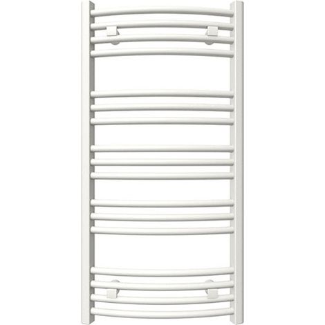 Scaldasalviette ad acqua calda bianco 786mm di altezza e 500mm di larghezza - 389 Watt - DOM786/500SXB
