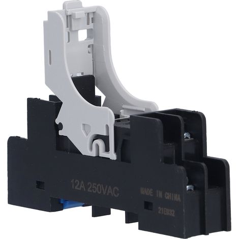 10 Pièces Socle de Relais 5 Pôles pour Automatisation Industrielle 12A 250V AC