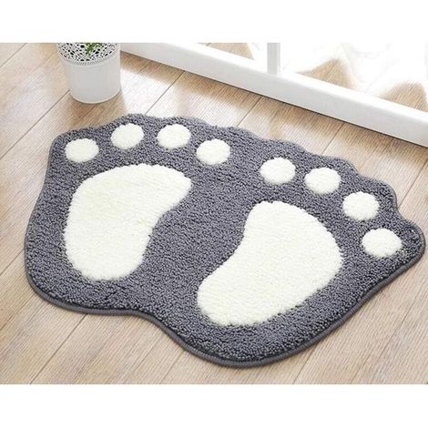 Alfombrilla de baño de microfibra antideslizante y absorbente, ideal para la bañera y la ducha. (1/5)