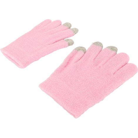 Paire de gants hydratants en gel réparateur, adoucissants à la kératine, compatibles écran tactile, pour soin SPA maison et salon. (1/5)