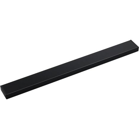 Barre magnétique de 50 cm avec 4 crochets, support noir, sans perçage, aimants puissants, ruban adhésif et vis inclus, pour couteaux (1/5)
