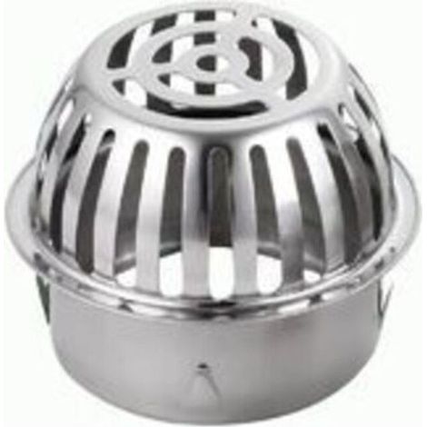 pour Gouttière - Protection Gouttiere Feuilles - Grille anti-feuilles en acier inoxydable pour gouttières - 100 mm - Protection contre les feuilles - Pour éviter les blocages (1/5)