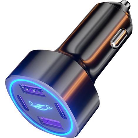 Schnellladeadapter Auto - 100W Auto USB Ladegerät PD - Schnellladung QC3.0 USB Typ C, Ladeadapter für Laptops, Tablets (1/5)