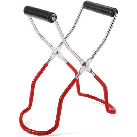QORVA-Pinces de Bocal Clip Anti-Brûlure Tweezers À Bocal Pliers de Levage de Bocal en Conserve en Acier Inoxydable avec Poignée Pour Bocaux à Conserves (1/5)