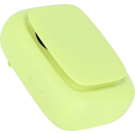Ventilateur de cou portable USB rechargeable, ajustable pour sport, extérieur et étudiants - Vert