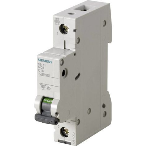 Disjoncteur SENTRON 5SL6 1P C 25A 6kA AC 5SL6125-7 (1/4)