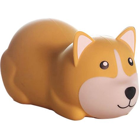 Corgi BPA-freie Silikon-Tischlampe mit 3 LED-Lichtstufen, weiches und sanftes Licht für Schlafzimmer, Camping und Dekoration. (1/5)