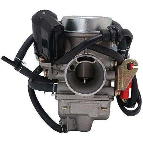 Carburador PD24J para motores GY6 de 125 cc y 150 cc de 4 tiempos, ATV, arranque eléctrico, motocicleta, scooter, 152QMJ, 157QMI (1/5)