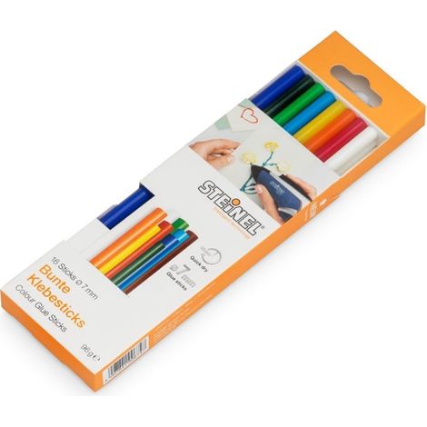 steinel Klebesticks, Durchmesser 7 mm Colour VE à 16 Stück